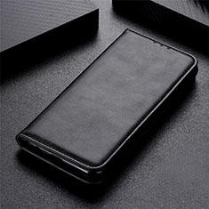 Coque Portefeuille Livre Cuir Etui Clapet L02 pour LG K51 Noir