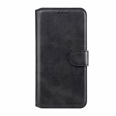 Coque Portefeuille Livre Cuir Etui Clapet L02 pour Motorola Moto E6s (2020) Noir