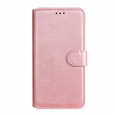 Coque Portefeuille Livre Cuir Etui Clapet L02 pour Motorola Moto E6s (2020) Or Rose