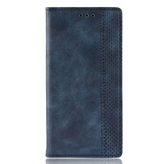 Coque Portefeuille Livre Cuir Etui Clapet L02 pour Motorola Moto Edge Plus Bleu