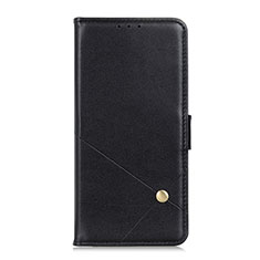 Coque Portefeuille Livre Cuir Etui Clapet L02 pour Motorola Moto G9 Plus Noir
