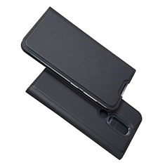 Coque Portefeuille Livre Cuir Etui Clapet L02 pour Nokia 4.2 Noir
