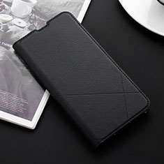 Coque Portefeuille Livre Cuir Etui Clapet L02 pour Oppo K5 Noir