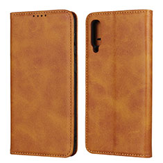 Coque Portefeuille Livre Cuir Etui Clapet L02 pour Samsung Galaxy A30S Orange