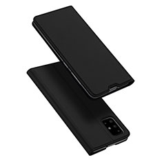 Coque Portefeuille Livre Cuir Etui Clapet L02 pour Samsung Galaxy A51 5G Noir