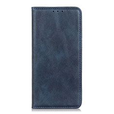 Coque Portefeuille Livre Cuir Etui Clapet L02 pour Samsung Galaxy M01 Core Bleu