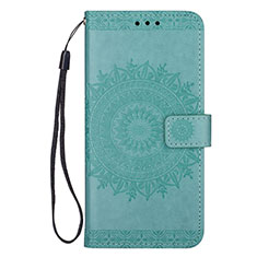 Coque Portefeuille Livre Cuir Etui Clapet L02 pour Samsung Galaxy S20 5G Vert