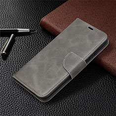 Coque Portefeuille Livre Cuir Etui Clapet L02 pour Samsung Galaxy S20 Lite 5G Gris