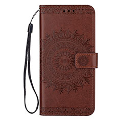 Coque Portefeuille Livre Cuir Etui Clapet L02 pour Samsung Galaxy S20 Marron