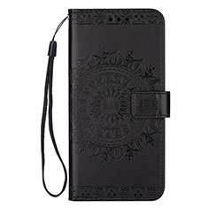 Coque Portefeuille Livre Cuir Etui Clapet L02 pour Samsung Galaxy S20 Noir