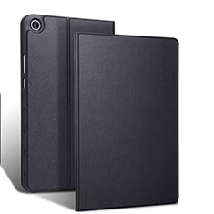 Coque Portefeuille Livre Cuir Etui Clapet L02 pour Samsung Galaxy Tab S5e 4G 10.5 SM-T725 Noir