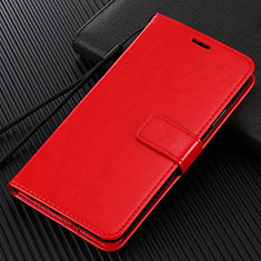 Coque Portefeuille Livre Cuir Etui Clapet L02 pour Vivo X50 Lite Rouge