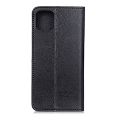 Coque Portefeuille Livre Cuir Etui Clapet L02 pour Xiaomi Mi 10 Lite Noir