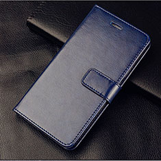 Coque Portefeuille Livre Cuir Etui Clapet L02 pour Xiaomi Mi 10 Pro Bleu