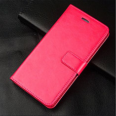 Coque Portefeuille Livre Cuir Etui Clapet L02 pour Xiaomi Mi 10 Pro Rouge