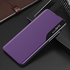 Coque Portefeuille Livre Cuir Etui Clapet L02 pour Xiaomi Mi 12 Pro 5G Violet