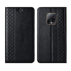 Coque Portefeuille Livre Cuir Etui Clapet L02 pour Xiaomi Redmi 10X 5G Noir