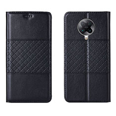 Coque Portefeuille Livre Cuir Etui Clapet L02 pour Xiaomi Redmi K30 Pro Zoom Noir