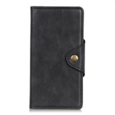 Coque Portefeuille Livre Cuir Etui Clapet L02 pour Xiaomi Redmi Note 9 Pro Max Noir