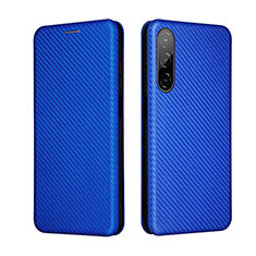 Coque Portefeuille Livre Cuir Etui Clapet L02Z pour HTC Desire 22 Pro 5G Bleu