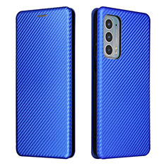 Coque Portefeuille Livre Cuir Etui Clapet L02Z pour Motorola Moto Edge Lite 5G Bleu