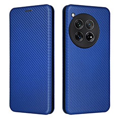Coque Portefeuille Livre Cuir Etui Clapet L02Z pour OnePlus 12 5G Bleu