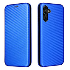 Coque Portefeuille Livre Cuir Etui Clapet L02Z pour Samsung Galaxy A04s Bleu