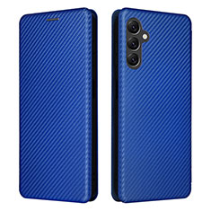Coque Portefeuille Livre Cuir Etui Clapet L02Z pour Samsung Galaxy A14 5G Bleu
