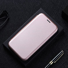 Coque Portefeuille Livre Cuir Etui Clapet L02Z pour Xiaomi Mi Note 10 Lite Or Rose