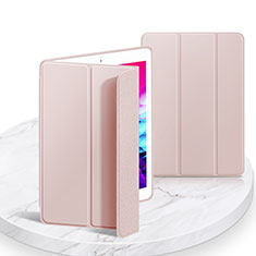 Coque Portefeuille Livre Cuir Etui Clapet L03 pour Apple iPad 10.2 (2019) Rose