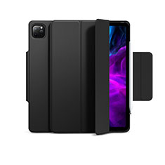 Coque Portefeuille Livre Cuir Etui Clapet L03 pour Apple iPad Pro 11 (2020) Noir