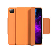 Coque Portefeuille Livre Cuir Etui Clapet L03 pour Apple iPad Pro 11 (2020) Orange