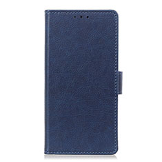 Coque Portefeuille Livre Cuir Etui Clapet L03 pour Apple iPhone 12 Bleu