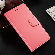 Coque Portefeuille Livre Cuir Etui Clapet L03 pour Huawei Honor 8X Rose