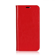 Coque Portefeuille Livre Cuir Etui Clapet L03 pour Huawei Honor 9 Lite Rouge