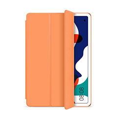 Coque Portefeuille Livre Cuir Etui Clapet L03 pour Huawei MatePad 10.4 Orange
