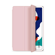Coque Portefeuille Livre Cuir Etui Clapet L03 pour Huawei MatePad 10.4 Rose