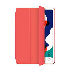 Coque Portefeuille Livre Cuir Etui Clapet L03 pour Huawei MatePad 10.4 Rouge