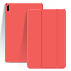 Coque Portefeuille Livre Cuir Etui Clapet L03 pour Huawei MatePad Pro Rouge