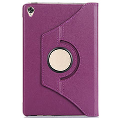 Coque Portefeuille Livre Cuir Etui Clapet L03 pour Huawei MediaPad M6 8.4 Violet