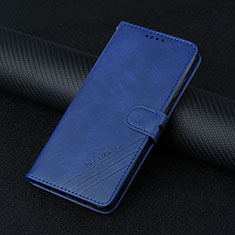 Coque Portefeuille Livre Cuir Etui Clapet L03 pour Motorola Moto Edge 20 Pro 5G Bleu