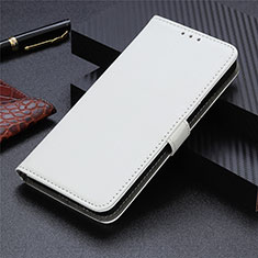 Coque Portefeuille Livre Cuir Etui Clapet L03 pour Motorola Moto G9 Plus Blanc