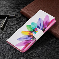 Coque Portefeuille Livre Cuir Etui Clapet L03 pour Samsung Galaxy A12 Nacho Colorful