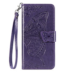 Coque Portefeuille Livre Cuir Etui Clapet L03 pour Samsung Galaxy A51 5G Violet