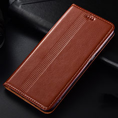 Coque Portefeuille Livre Cuir Etui Clapet L03 pour Samsung Galaxy M60s Orange