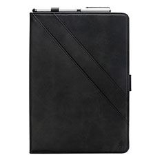 Coque Portefeuille Livre Cuir Etui Clapet L03 pour Samsung Galaxy Tab S5e 4G 10.5 SM-T725 Noir