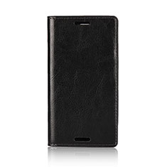 Coque Portefeuille Livre Cuir Etui Clapet L03 pour Sony Xperia XZ1 Compact Noir