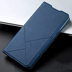 Coque Portefeuille Livre Cuir Etui Clapet L03 pour Vivo X50 Lite Bleu