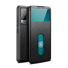 Coque Portefeuille Livre Cuir Etui Clapet L03 pour Vivo X60T 5G Noir