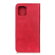 Coque Portefeuille Livre Cuir Etui Clapet L03 pour Xiaomi Mi 10 Lite Rouge